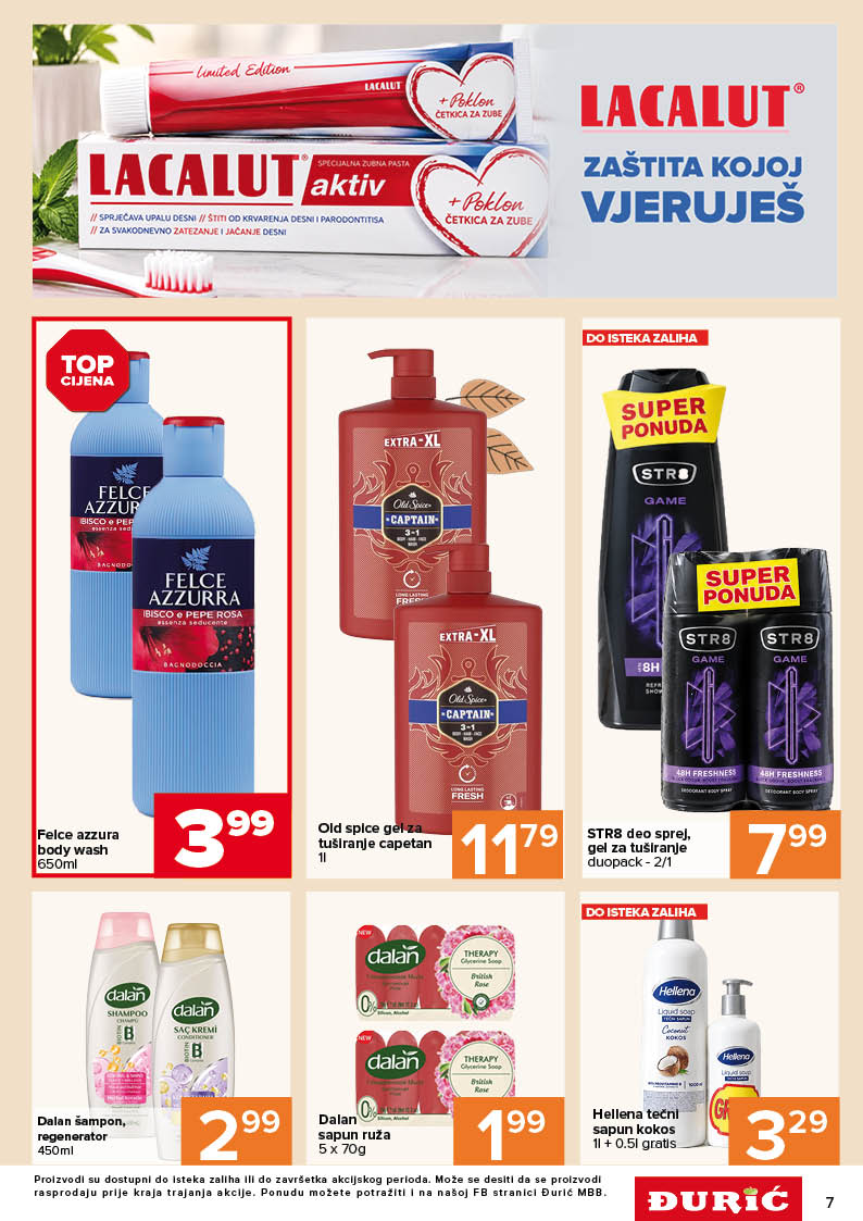 Špajz akcija u Đurić supermarketima