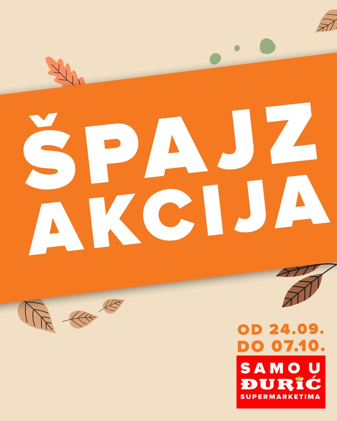 Iz domaćeg lanca Đurić stiže velika „Špajz akcija“: Napunite zalihe i ostvarite značajne uštede Iz domaćeg lanca Đurić stiže velika „Špajz akcija“: Napunite zalihe i ostvarite značajne uštede