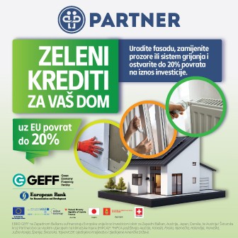 Partner Zeleni Krediti za vaš dom