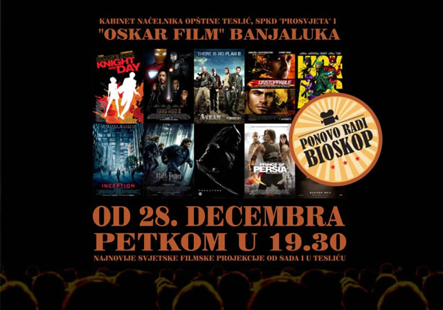 Teslićki bioskop počinje sa radom